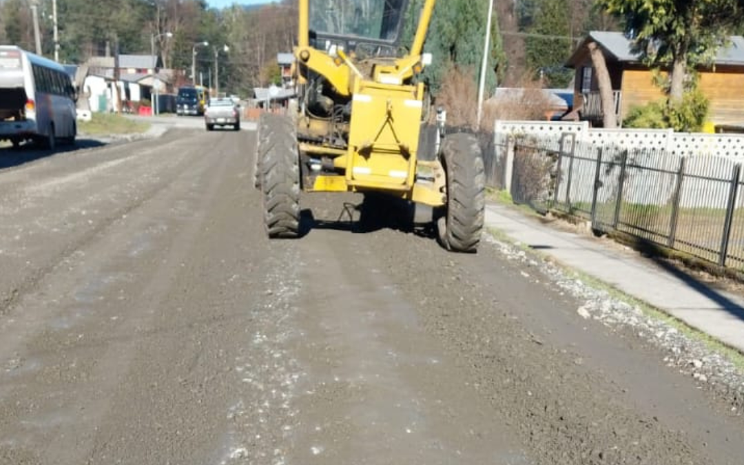 Departamento de Caminos ejecutará labores de reperfilado de caminos en Neltume
