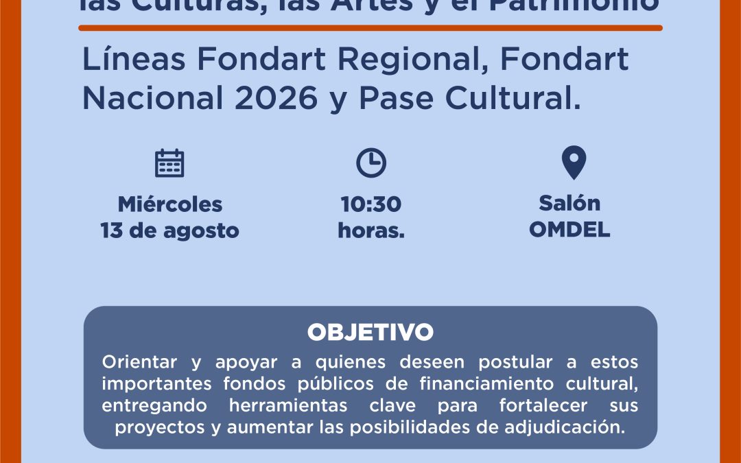 Capacitación sobre Fondos de Cultura 2026 en Panguipulli