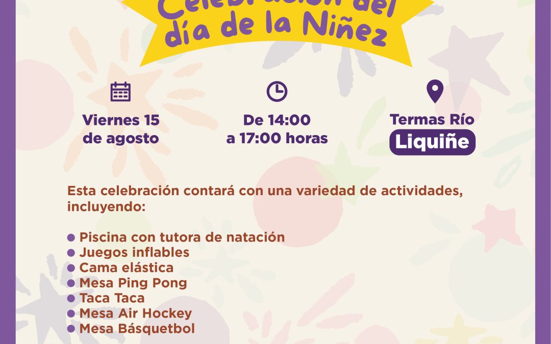Piscina, juegos y más: Liquiñe seguirá celebrando el Día de la Niñez este viernes