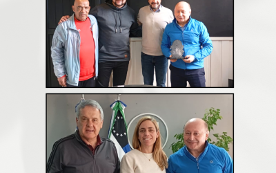 Alcalde Valdivia se reúne con intendentes y autoridades de Argentina para promocionar el Mundialito 2026 y el Destino Sietelagos