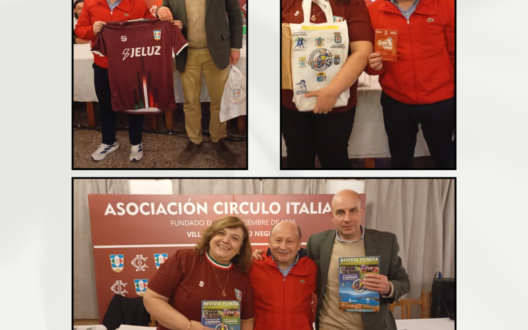 Alcalde Valdivia se reunió con clubes de Argentina para promocionar el próximo Mundialito 2026 de Panguipulli