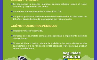 Cuida tu campo, cuida tu ganado: denuncia el abigeato