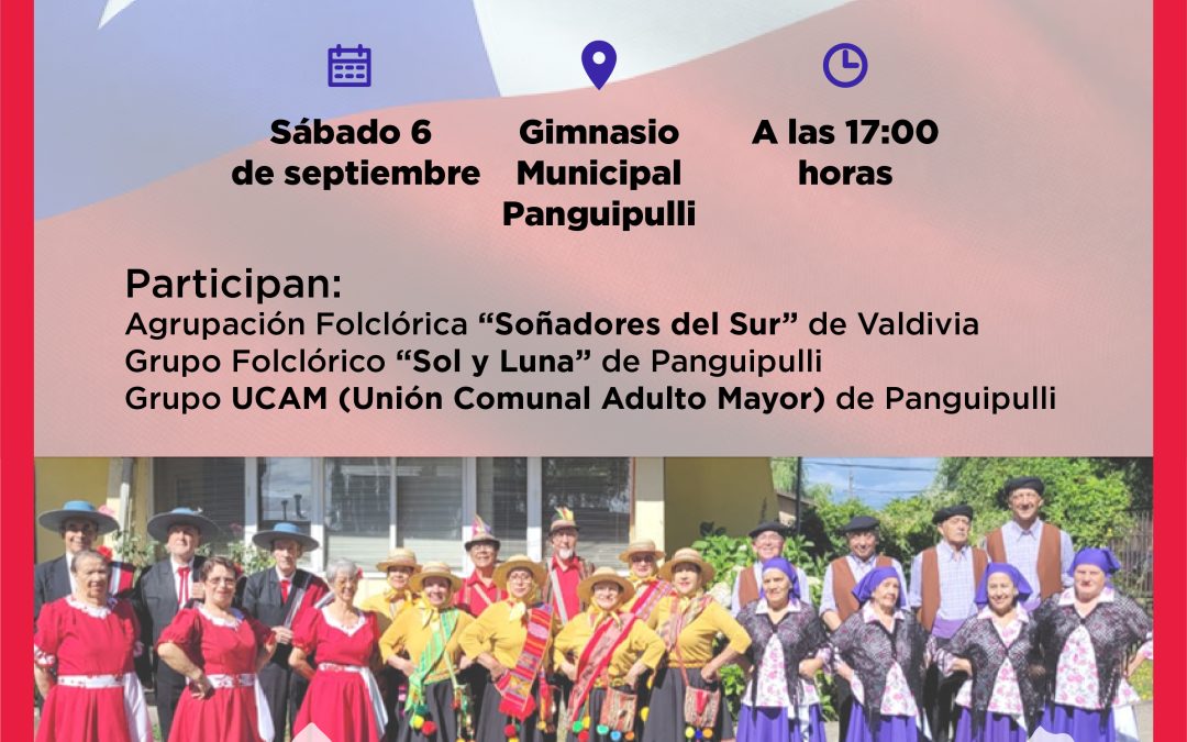 Vive la Gala Folclórica del Adulto Mayor en Panguipulli