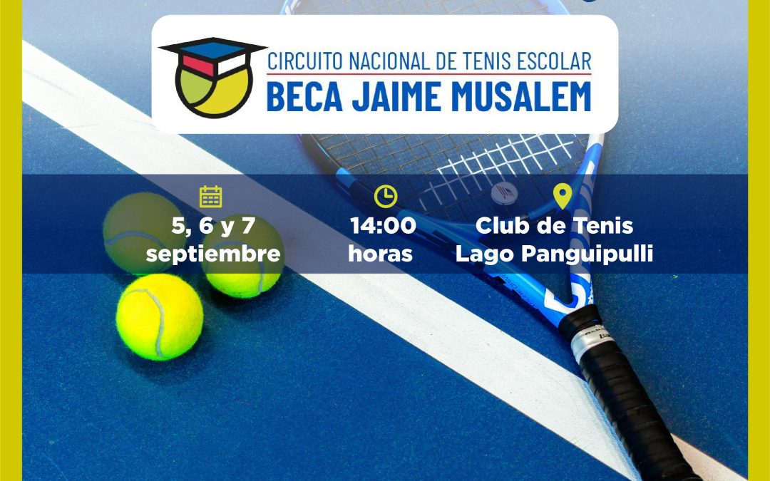 Panguipulli recibe el Clasificatorio Regional de Tenis Escolar