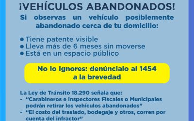 Vehículos abandonados en Panguipulli: conoce cómo y dónde denunciar