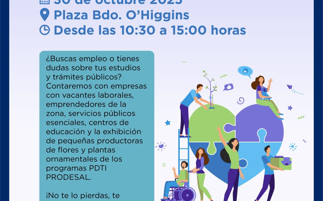 ¡Llega la 3ª Feria Laboral, Vocacional y de Emprendimiento Panguipulli Siete Lagos!