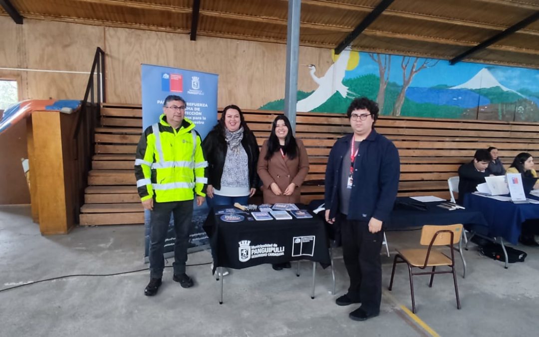 Melefquén recibió jornada informativa de Seguridad Pública en Gobierno en Terreno