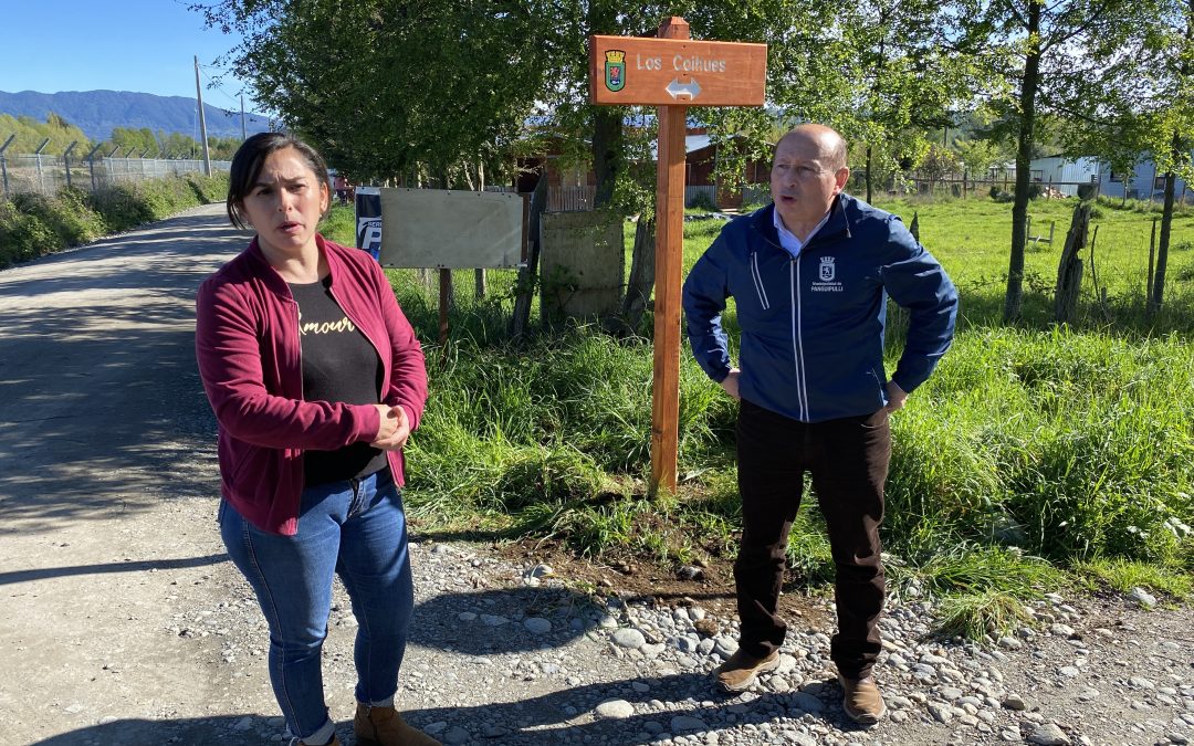 Municipalidad instala señaléticas en el sector La Aviación tras solicitud de vecinas