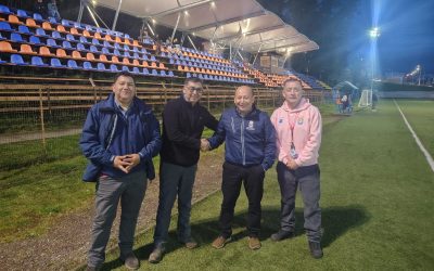 Alcalde Valdivia y Presidente Nacional FENFUR confirman Nacionales de fútbol 2026 con más de 2.500 asistentes en Panguipulli