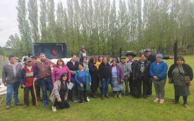 Departamento de Gestión del Riesgo de Desastres entregó más de 60 sacos de concentrado en el sector de Pucura