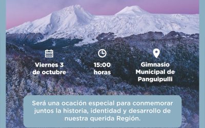 Celebremos juntos el XVIII Aniversario de la Región de Los Ríos