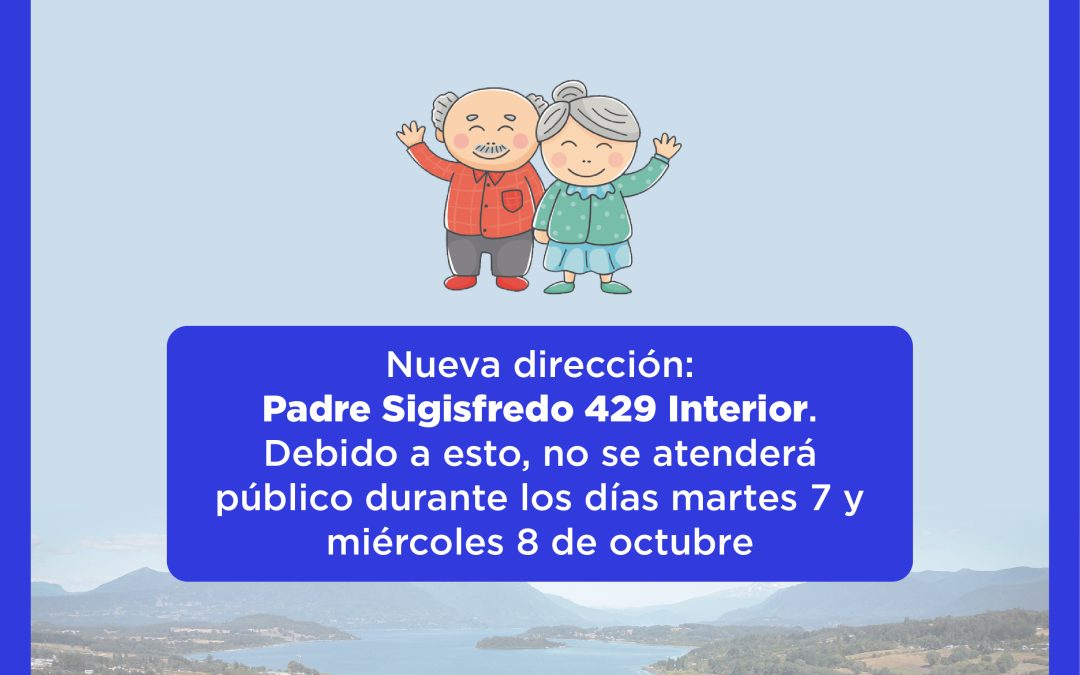 Casa del Adulto Mayor cambia de dirección en Panguipulli