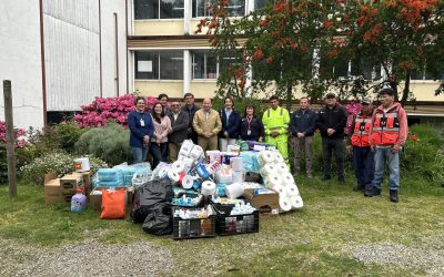 Trabajadores municipales de Panguipulli se unen para entregar ayuda solidaria a pacientes del hospital