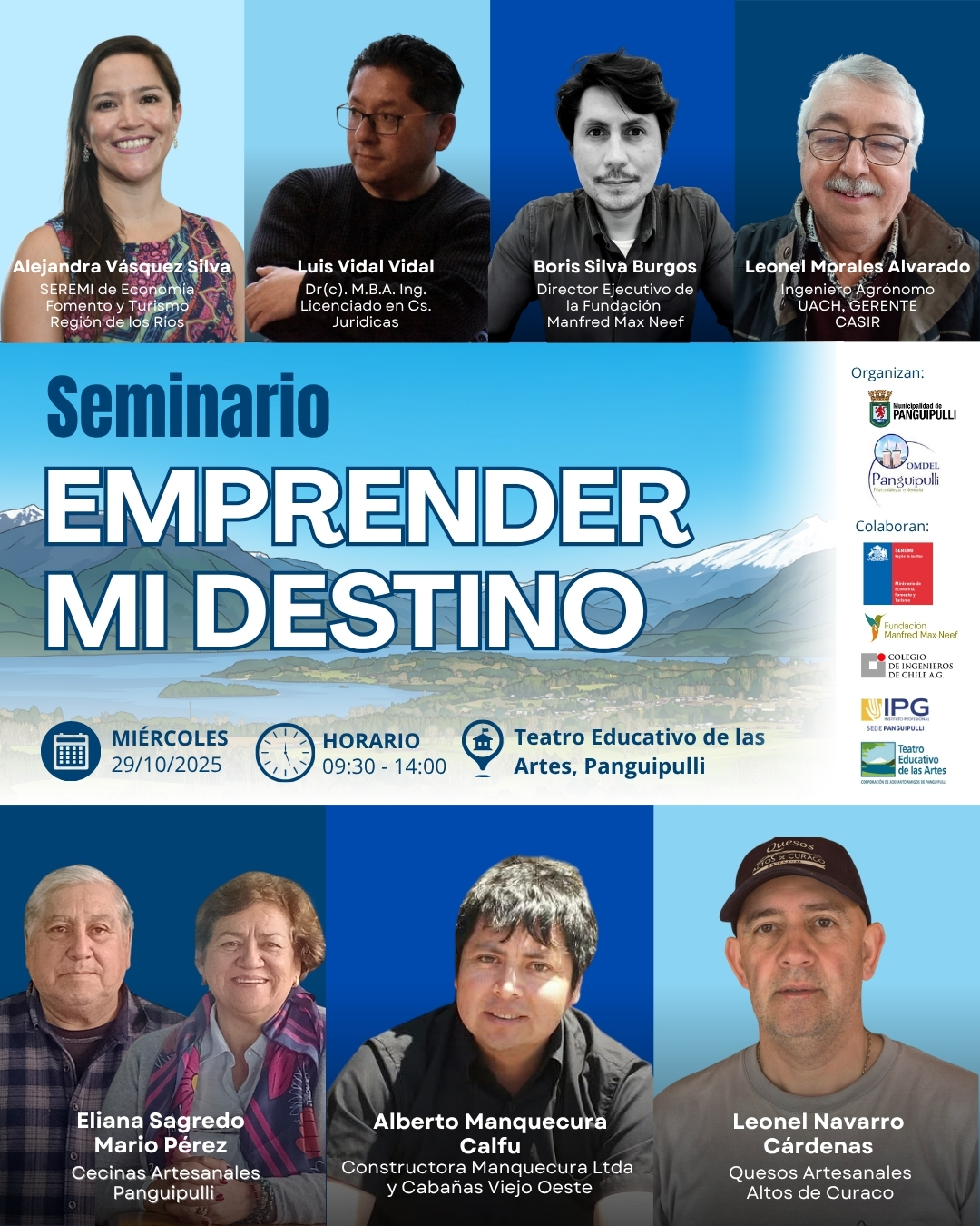 SEMINARIO Emprender mi destino ANVERSO RR.SS
