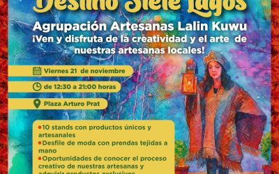 Expo Lanas Destino Sietelagos: artesanas locales darán vida a una jornada llena de color y tradición en Panguipulli
