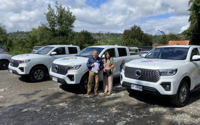 Municipio se adjudica 3 nuevas camionetas 4×4 para los CESFAM de Coñaripe, Choshuenco y Panguipulli