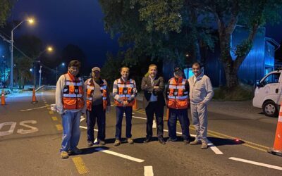 Municipio refuerza la seguridad vial con nueva demarcación en calle Juan Pablo II