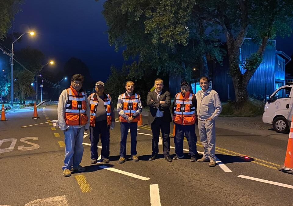 Municipio refuerza la seguridad vial con nueva demarcación en calle Juan Pablo II