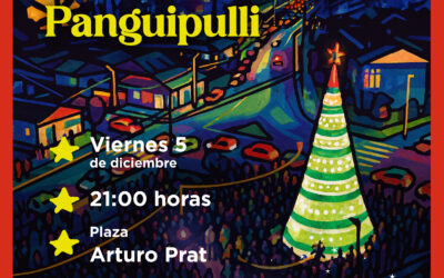 Atención vecinas y vecinos: se viene el encendido del árbol de Navidad en Panguipulli