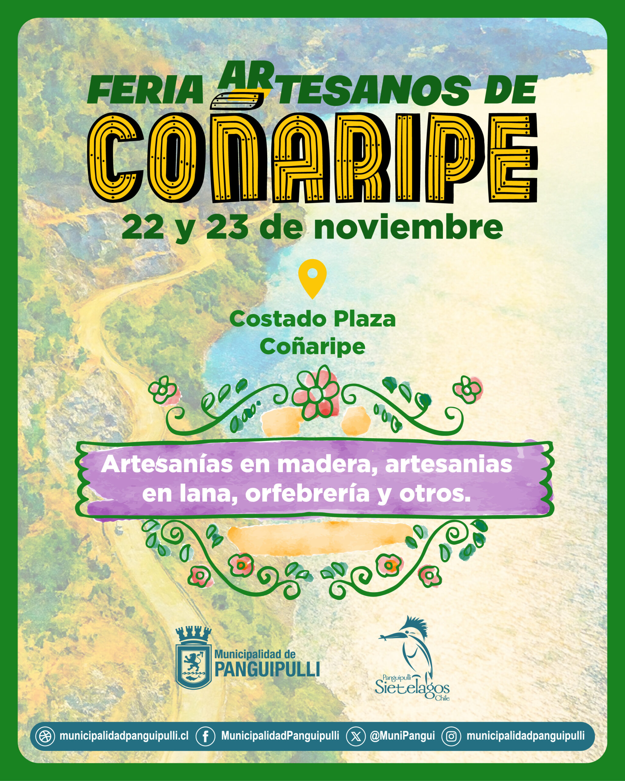 artesanos de coñaripe 2025