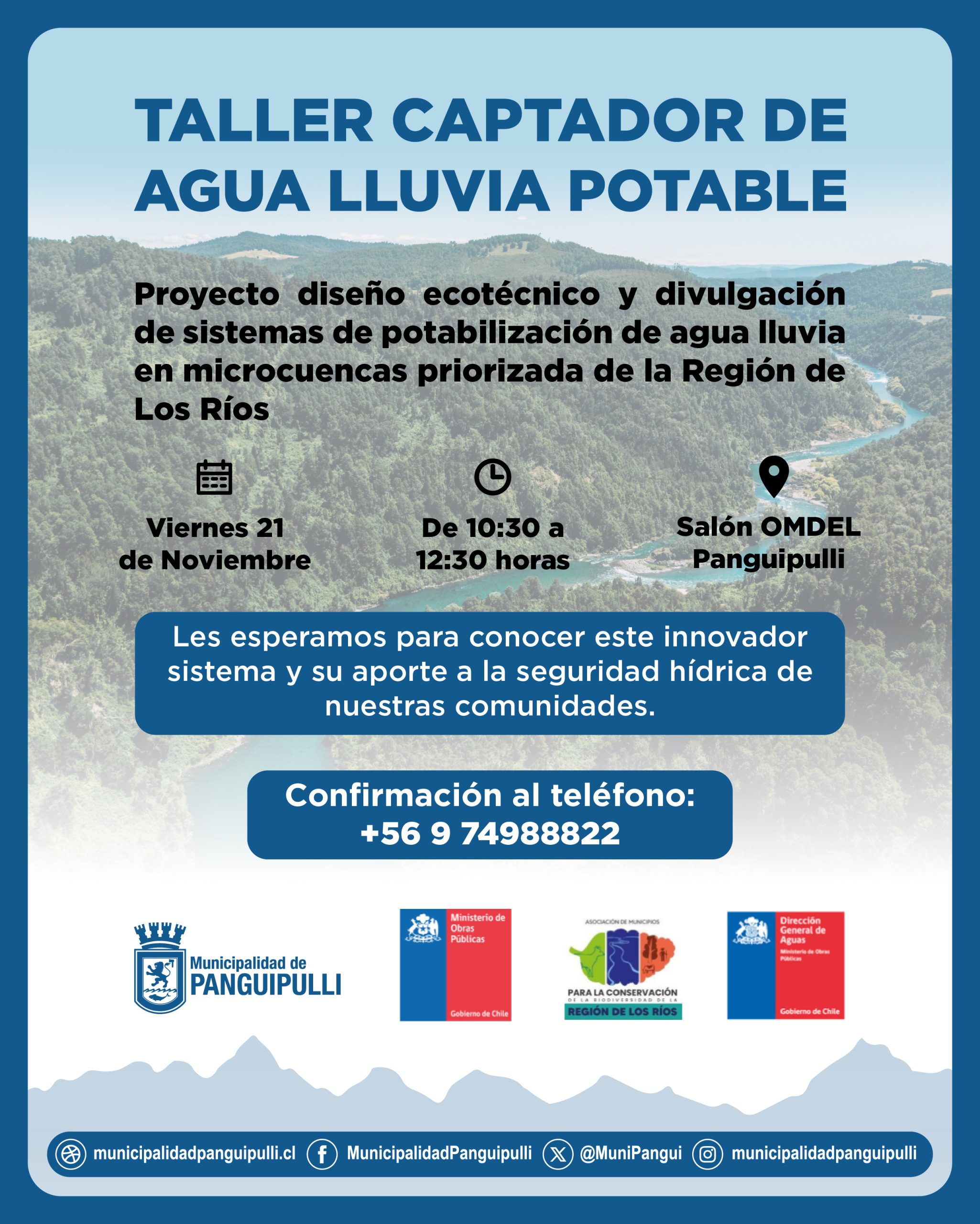 taller de agua lluvia