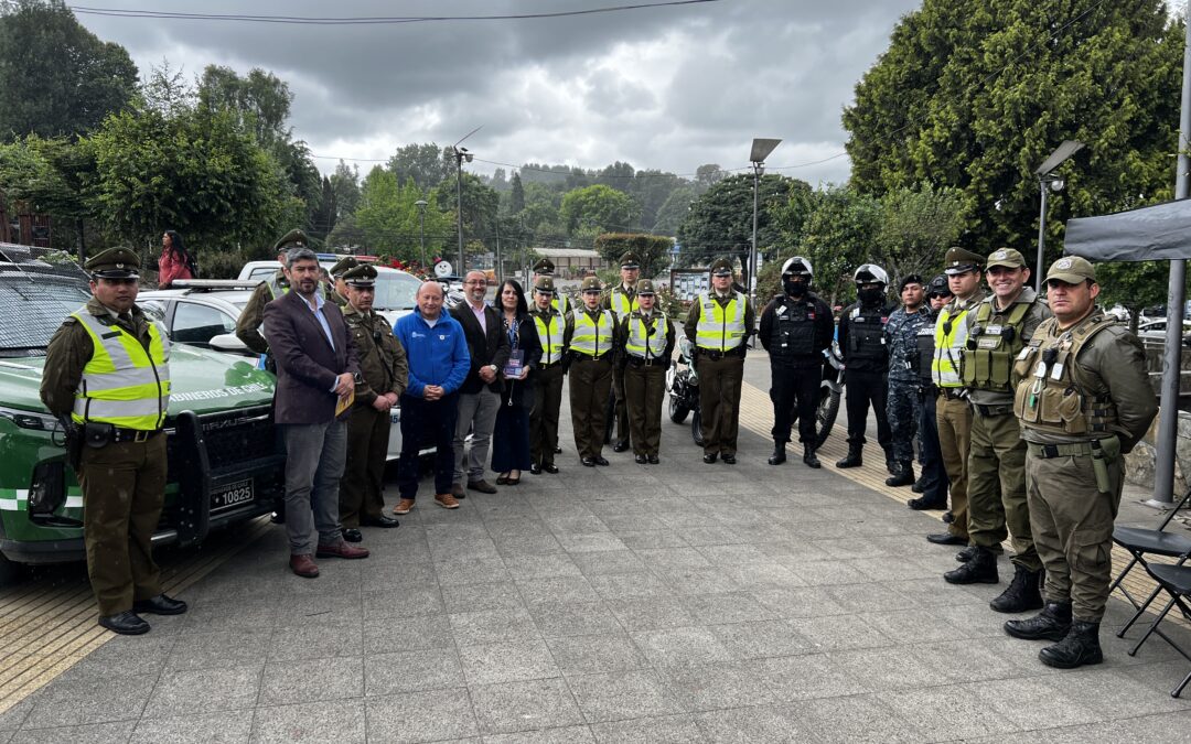 Carabineros, Policía Marítima y Seguridad Pública municipal activan campaña de prevención por fiestas de Navidad y Año Nuevo