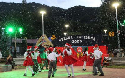 Liquiñe encendió su árbol de Navidad con una emotiva jornada comunitaria