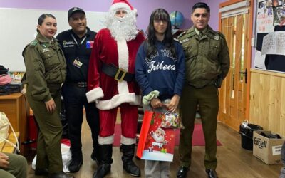 Patrulla mixta y Carabineros realizaron jornadas preventivas navideñas en escuelas rurales de Panguipulli
