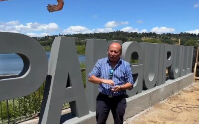 Panguipulli se sigue hermoseando: nuevas letras le darán identidad a nuestra Costanera