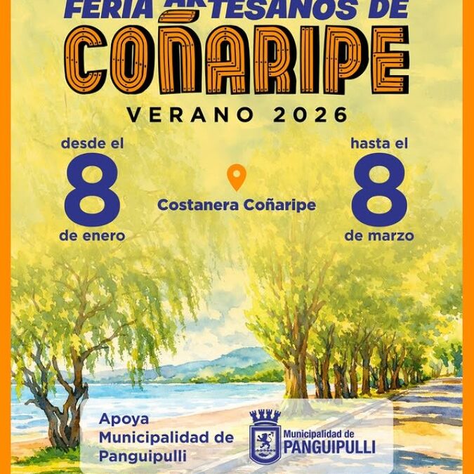 Disfruta la Feria de Artesanos de Coñaripe 2026: identidad local y emprendimiento comunitario.