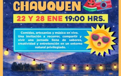 Atardeceres, ferias y terrazas en la arena: llega el Paseo Playa Chauquén.