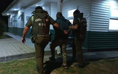 Firme contra la pesca furtiva: se incautan redes ilegales tras operativo policial en Lago Neltume.