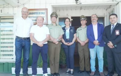 Alcalde y Subsecretaria de Prevención del Delito visitan Quinta Comisaría de Panguipulli por proyecto de reposición.