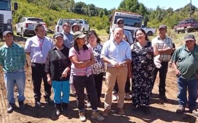 Municipio construye camino nuevo en Traitraico Alto de 1.500 metros y 70 millones de inversión municipal