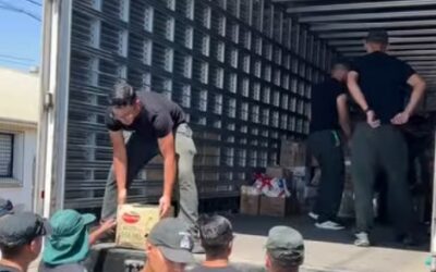 Panguipulli es la primera comuna de la Región de Los Ríos en llegar con casi 8 toneladas de ayuda para los damnificados del sur de Chile