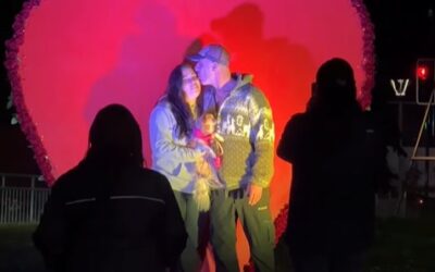 Panguipulli celebró el amor con una mágica velada musical en la Plaza Bernardo O’Higgins