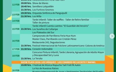 Imperdible programación para disfrutar en familia en la XXIV Feria Costumbrista Hua Hum 2026