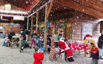 Neltume vivió una tarde mágica para celebrar la Navidad junto a sus familias