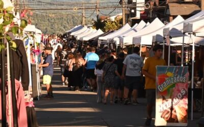 Panguipulli disfrutó de una nueva jornada de Boulevard Paseo Las Rosas