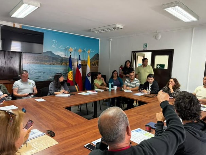 Trabajo conjunto fortalece planificación de verano y seguridad en Coñaripe.