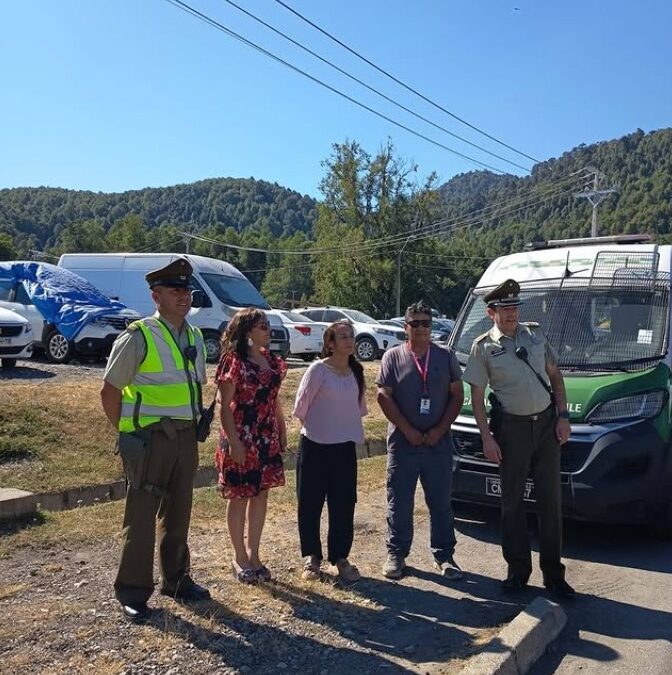 Puerto Fuy contará con retén móvil para fortalecer la seguridad y prevención.