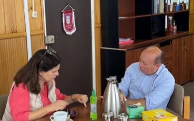 Alcalde Valdivia y diputada Ossandón se reunieron preocupados por conectividad para familias de Playa Monje