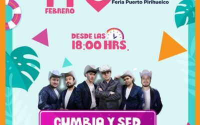 Cumbia y Sed animará una tarde veraniega con su «Show de Verano 2026» en Pirihueico