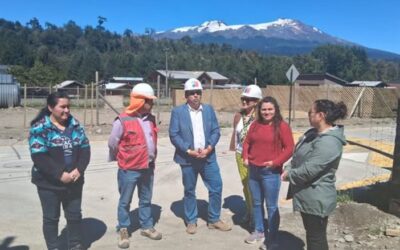 Población El Volcán de Neltume alcanza 42% de avance