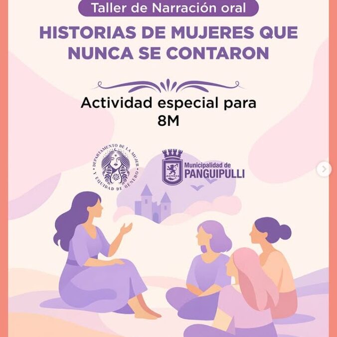 Conmemoración 8M: taller artístico recorrerá distintas localidades de la comuna con «Historias de mujeres que nunca se contaron»