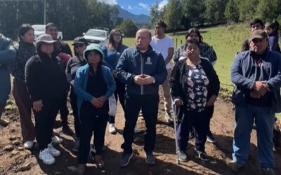 Alcalde Valdivia entregó nuevos caminos a la comunidad Juan Caripan tras años de espera