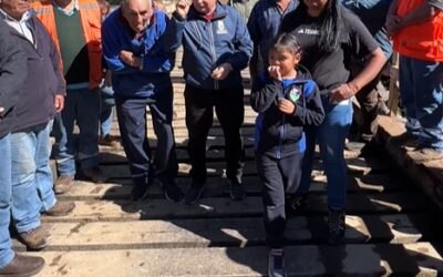 Conectividad rural: familias de Llonquén ya cuentan con nuevo puente y mejora en su camino