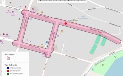 Atención: suspensión no programada de agua potable en Panguipulli.