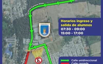 Atención a las vías habilitadas por el inicio de clases en el Liceo Bicentenario de Excelencia PHP