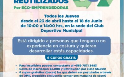 2° Taller de Costura con textiles reutilizados